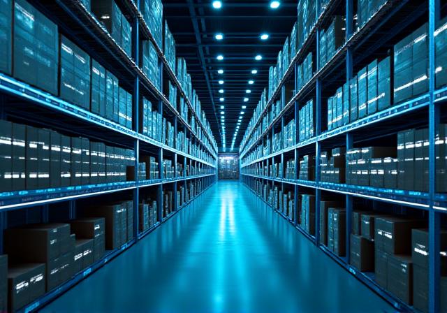 Retail warehouse with smart inventory tracking